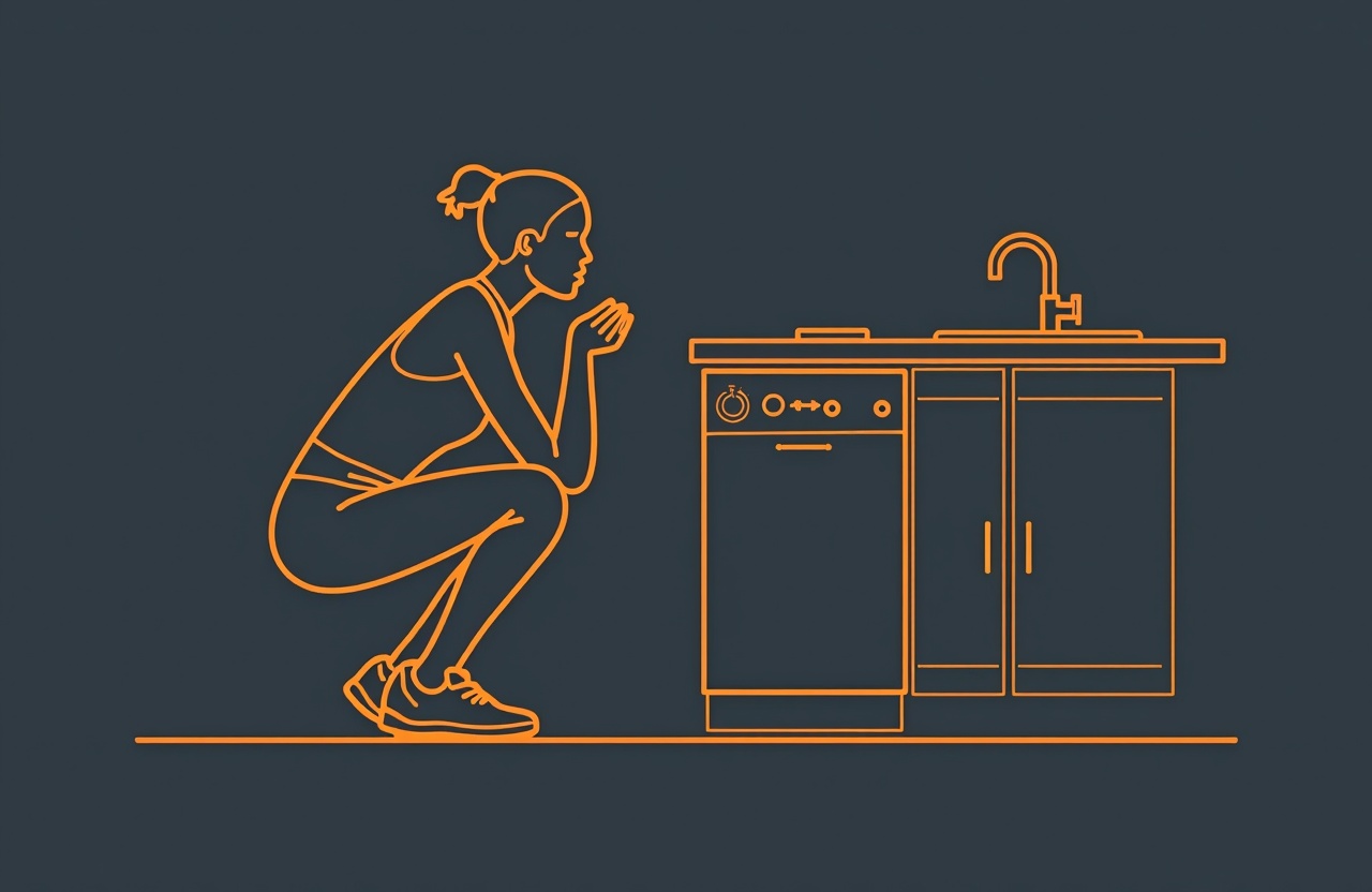 Squat the Dishwasher